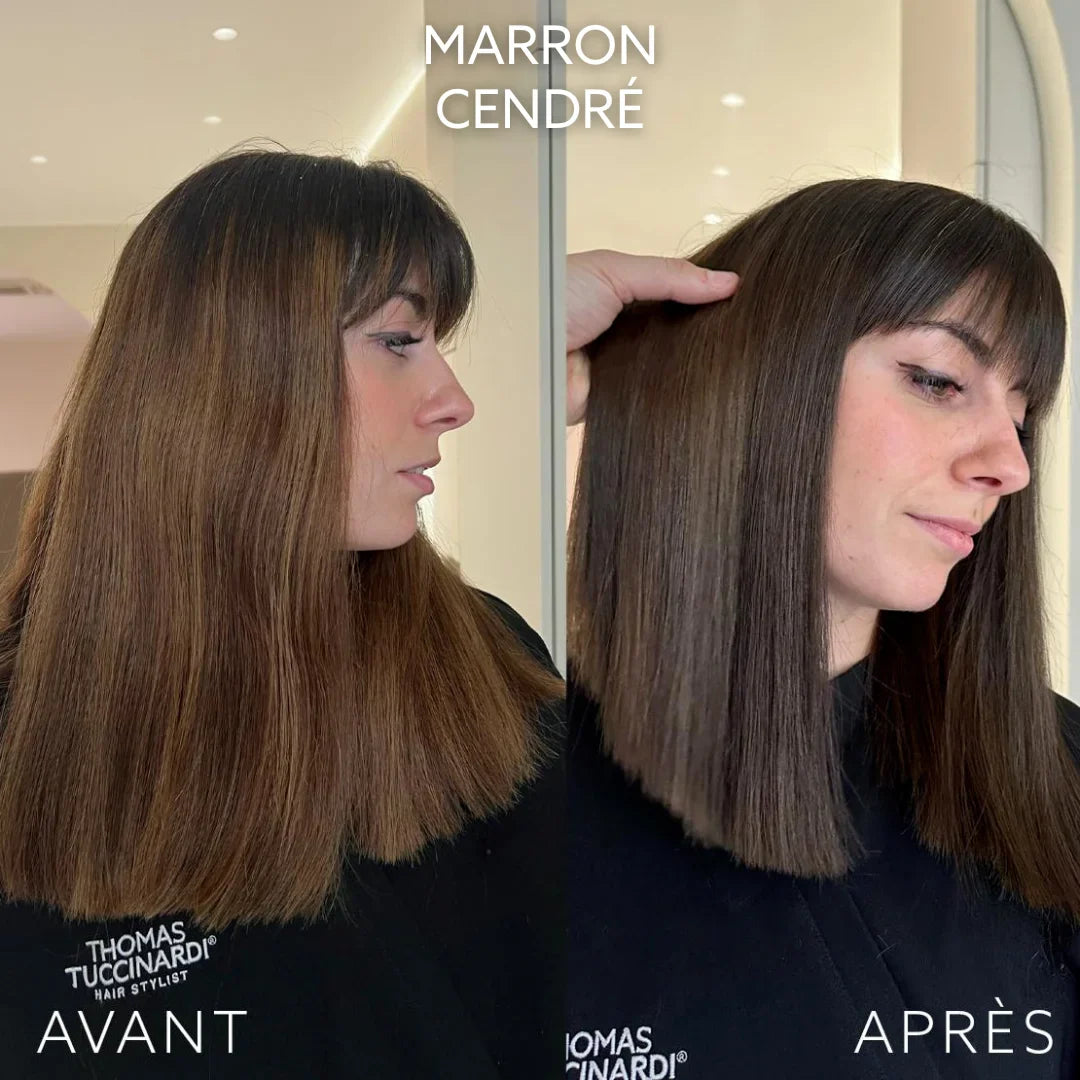 Soin repigmentant marron cendré
