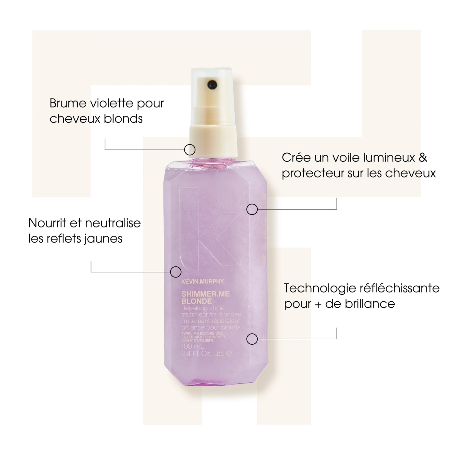 Shimmer.Me Blonde - Brume violette
