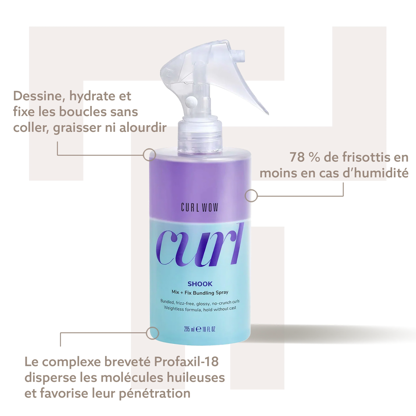 Spray fixant Shook Curl Wow