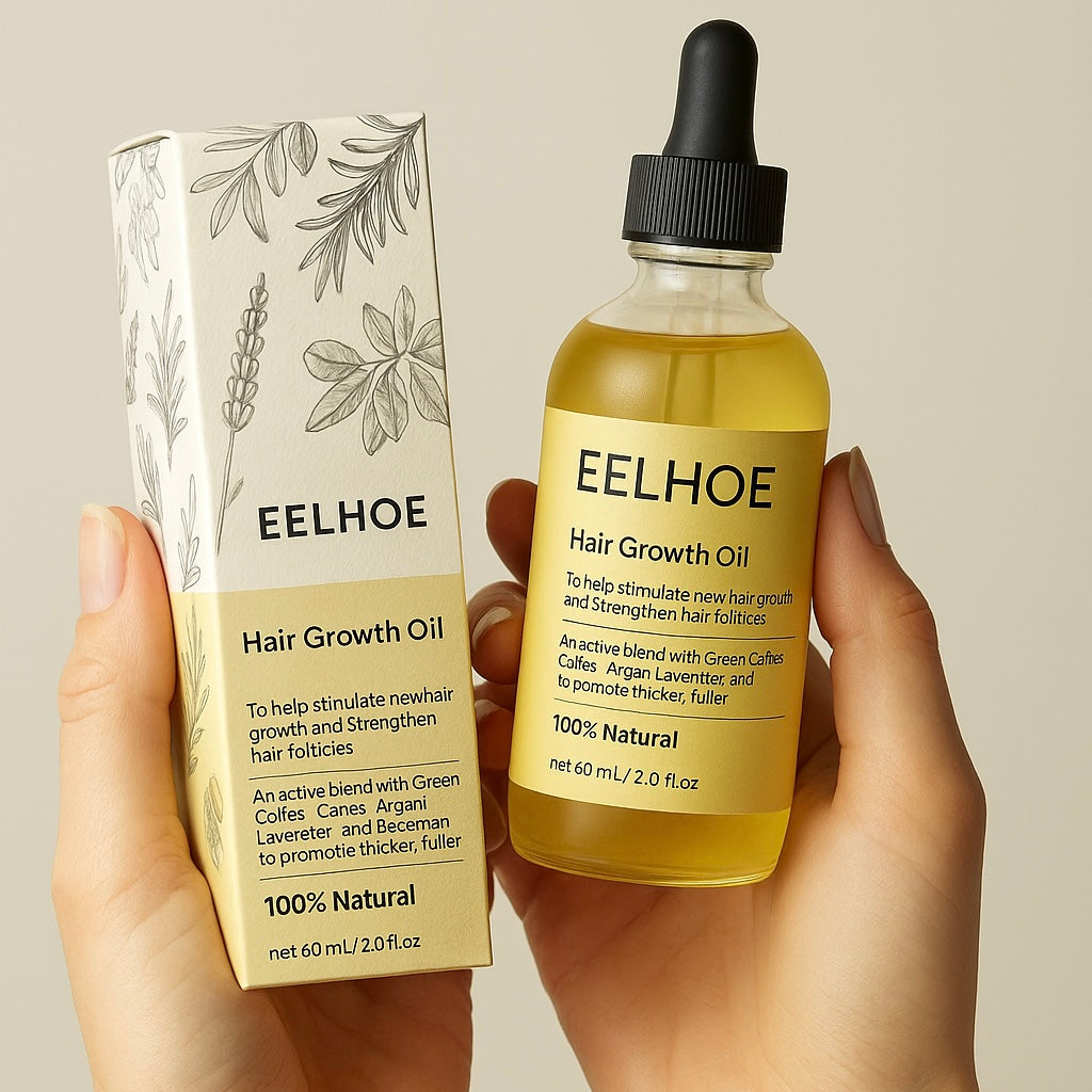 Huile Naturelle EELHOE – Répare et favorise la pousse des cheveux