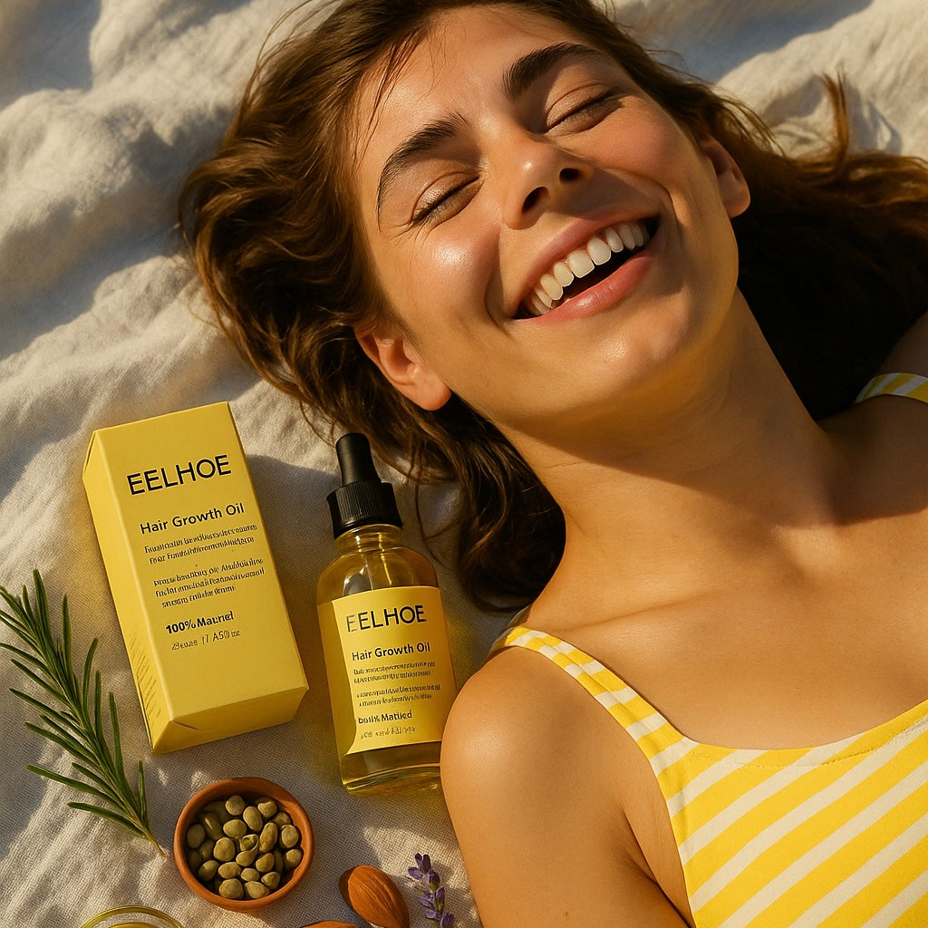 Huile Naturelle EELHOE – Répare et favorise la pousse des cheveux