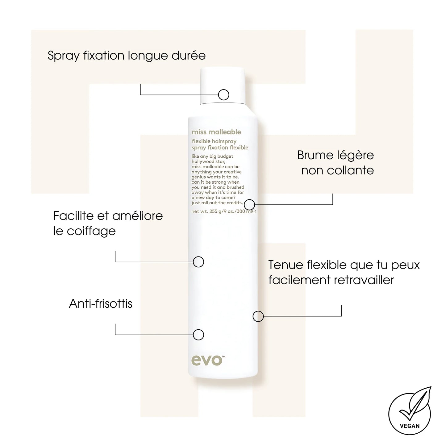Miss Malleable Evo - Brume fixante flexible