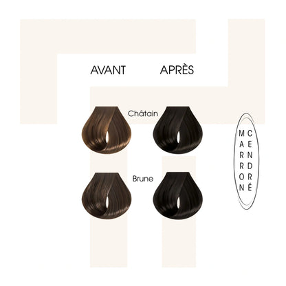 Soin repigmentant marron cendré
