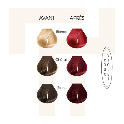 Soin repigmentant roux violet