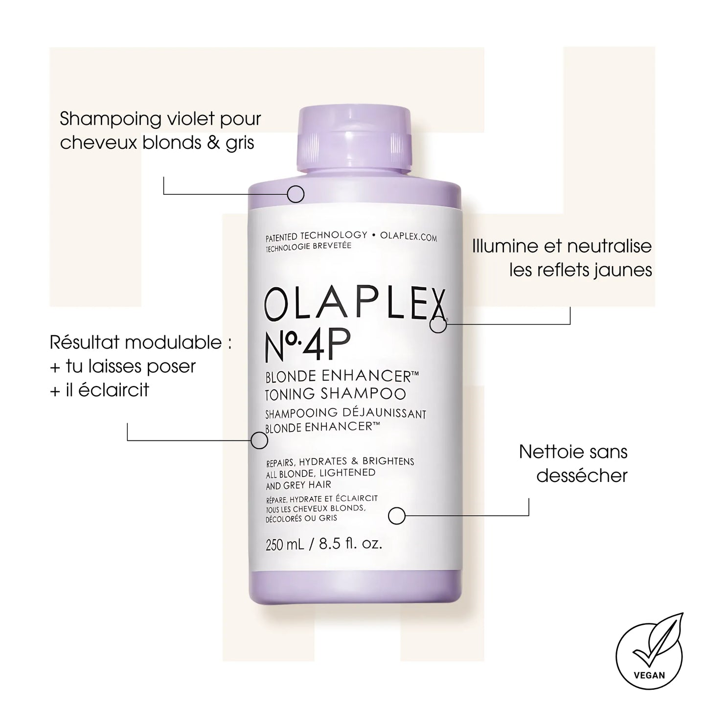 N°4P Blonde Enhancer Toning Shampoo