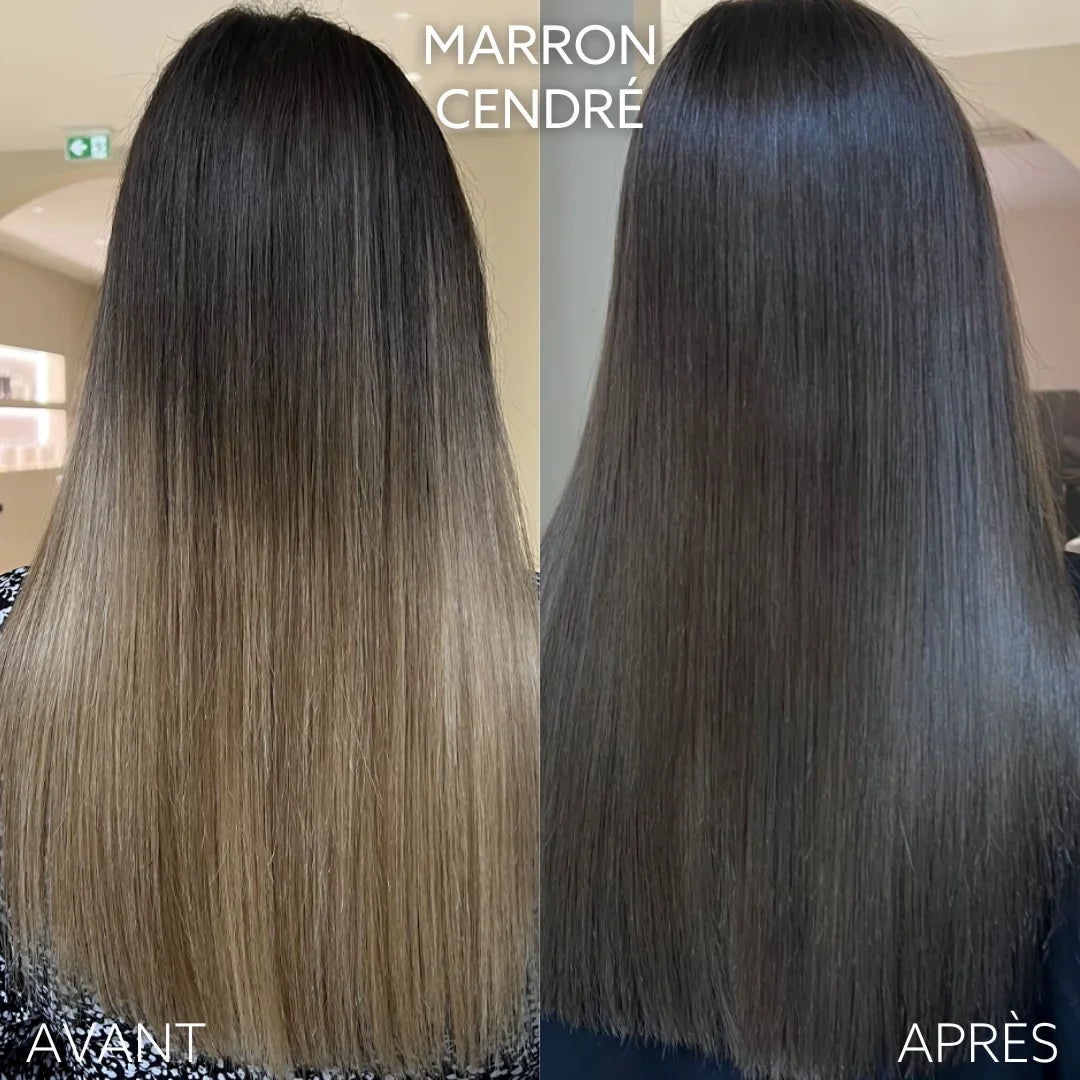 Soin repigmentant marron cendré