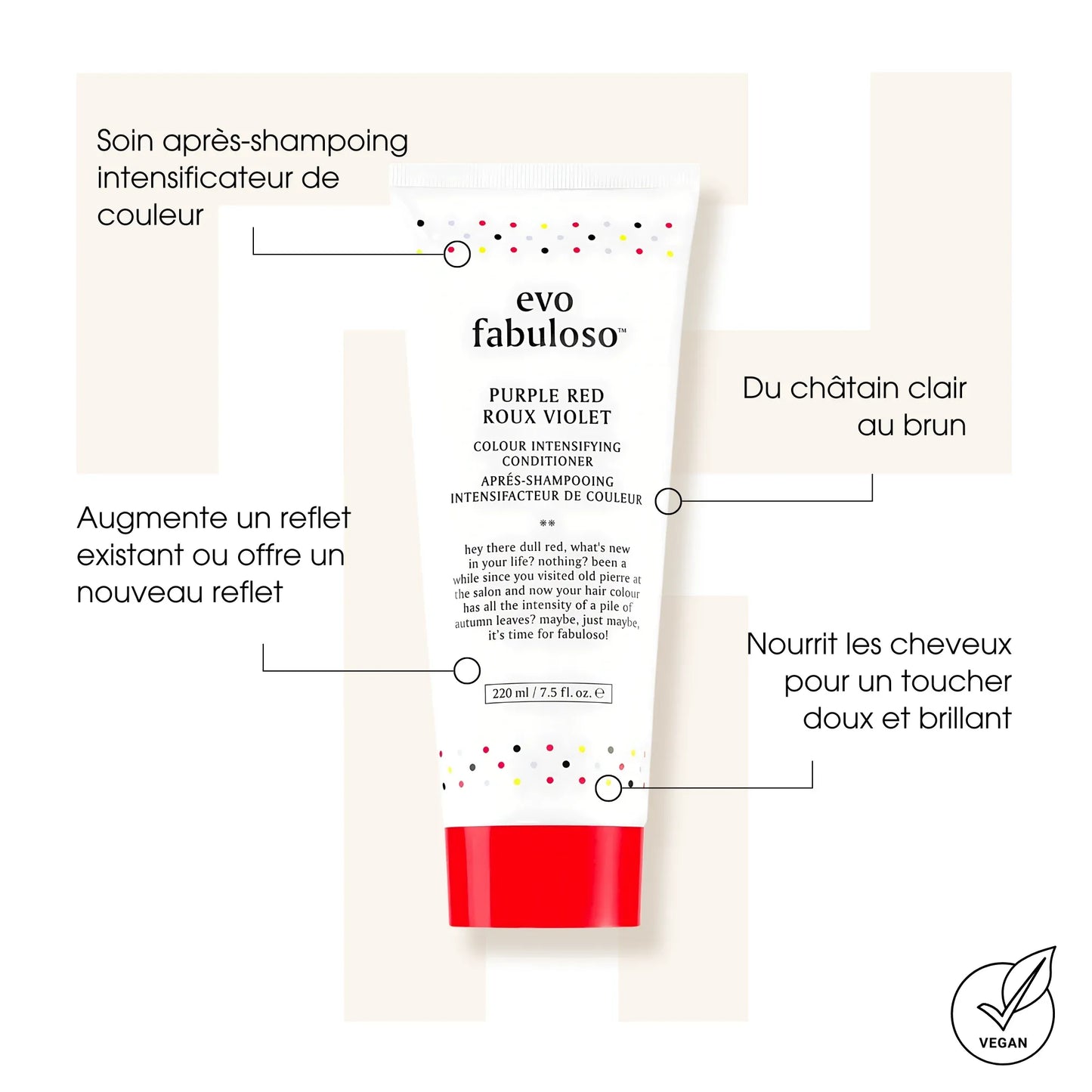 Soin repigmentant roux violet